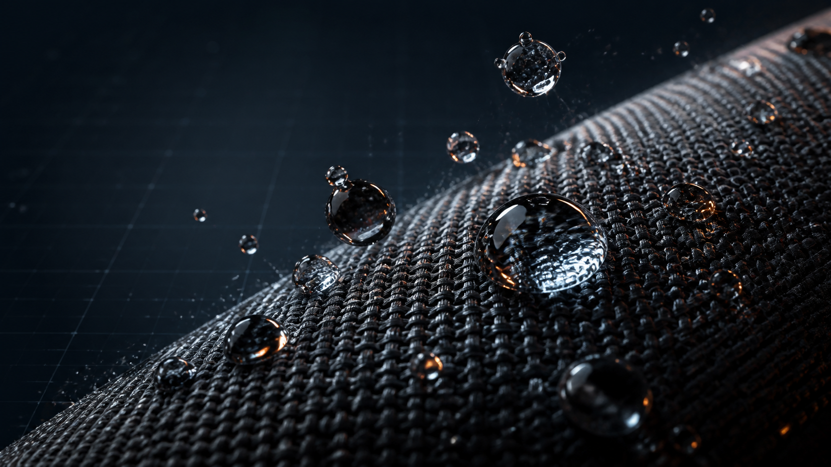 Macro detail of a high-performance technical weave